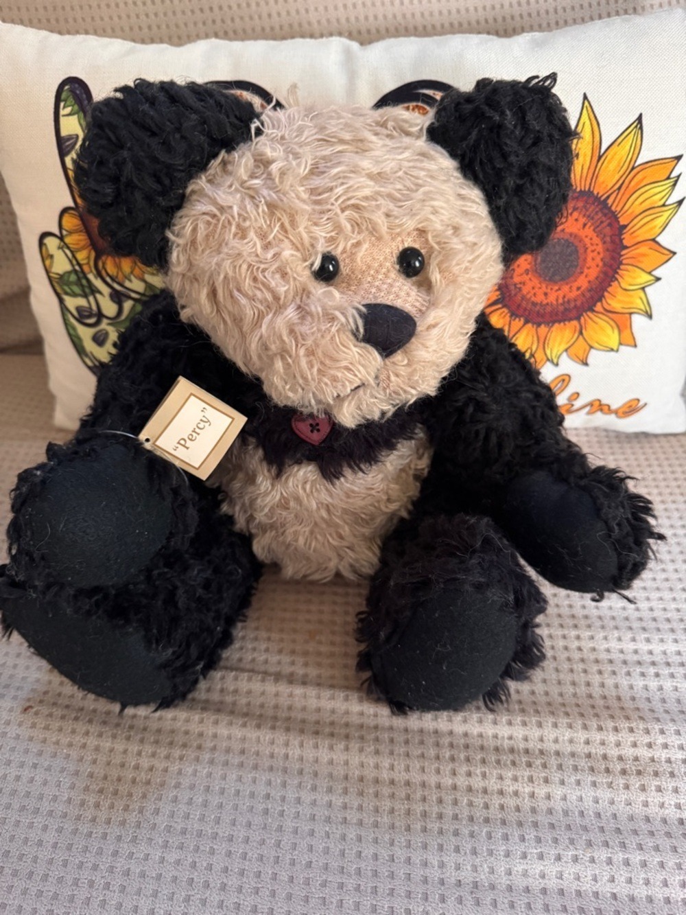 ASHTON DRAKE 1999 “Percy” Panda Teddy Bear by Pamela Wooley